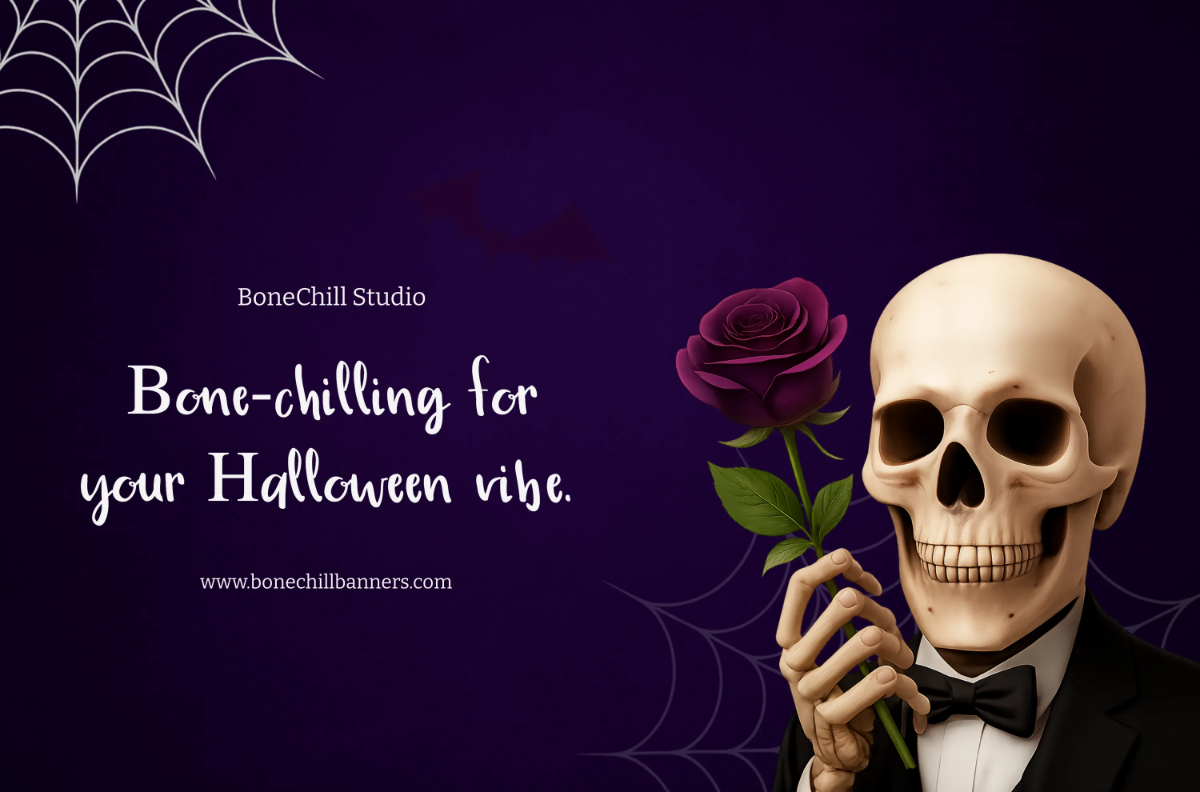 Free Skull Halloween Banner Template to Edit Online
