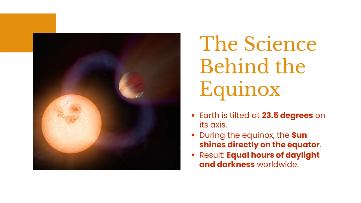 Free Autumnal Equinox  Presentation Template to Edit Online