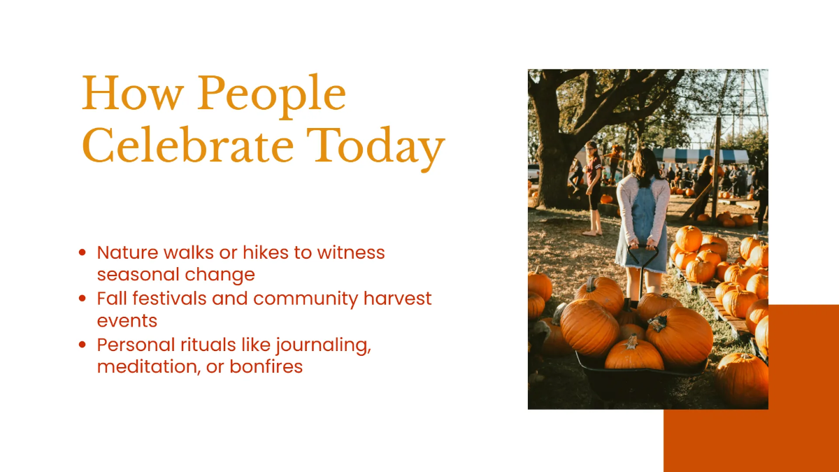 Free Autumnal Equinox  Presentation Template to Edit Online