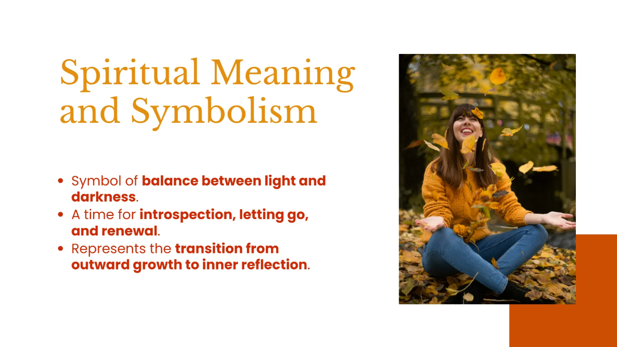 Free Autumnal Equinox  Presentation Template to Edit Online