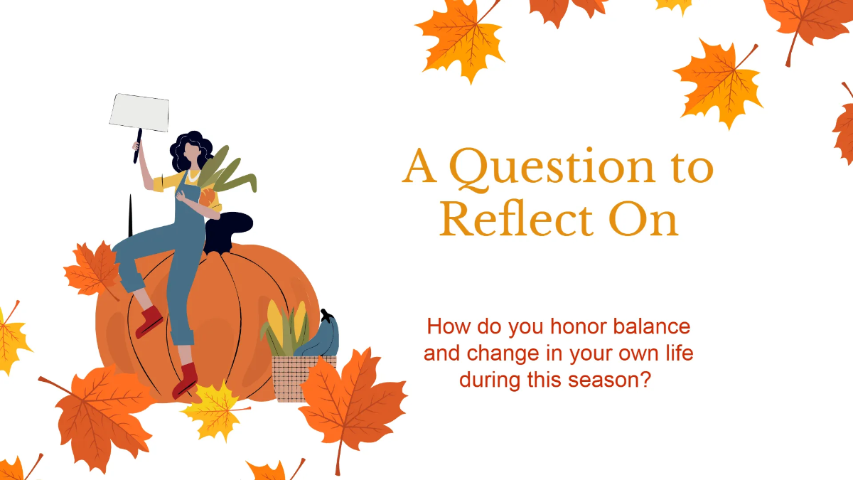 Free Autumnal Equinox  Presentation Template to Edit Online