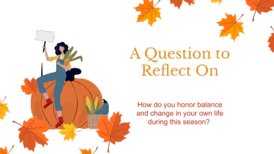 Free Autumnal Equinox  Presentation Template to Edit Online