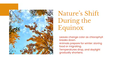 Free Autumnal Equinox  Presentation Template to Edit Online