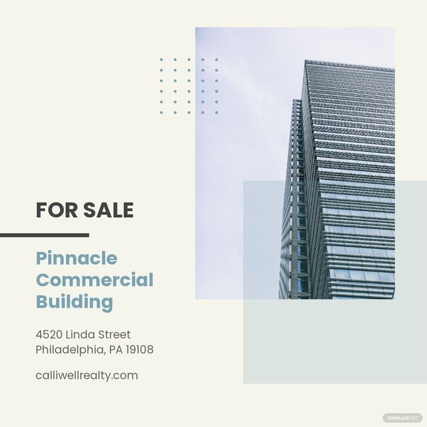 Commercial Real Estate Instagram Post Template