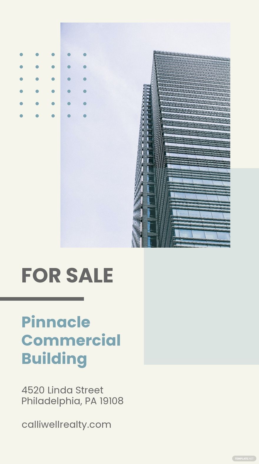 Commercial Real Estate Snapchat Geofilter Template