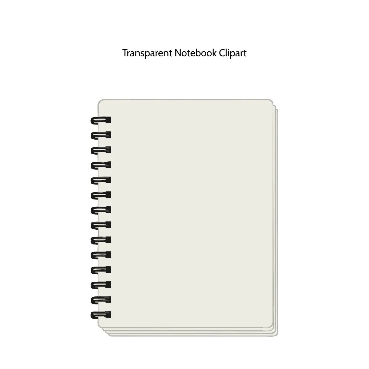 Free Transparent Notebook Vector Clipart (PNG, SVG) to Edit Online