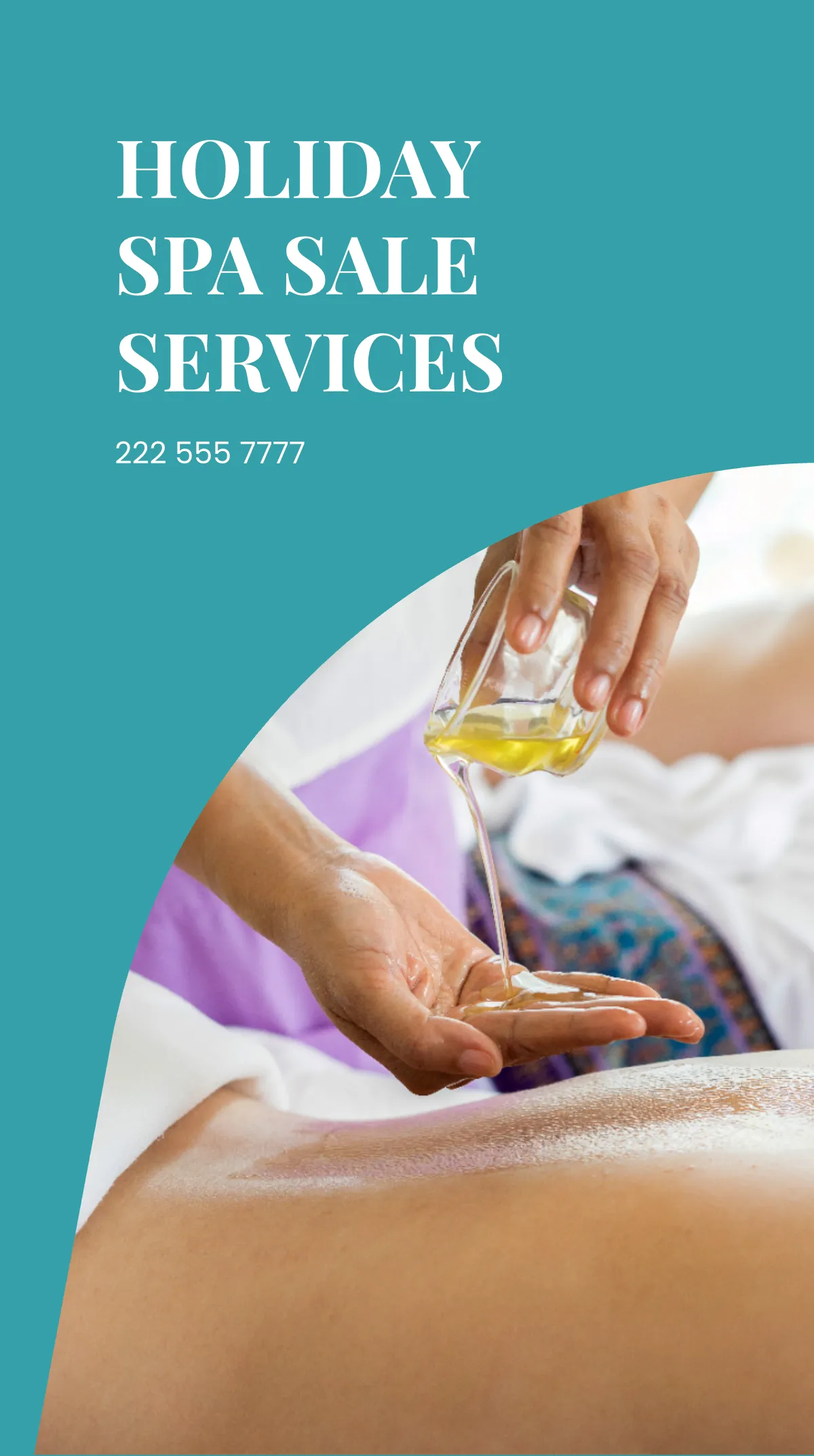 Free Spa Holiday Sale Instagram Story Template to Edit Online