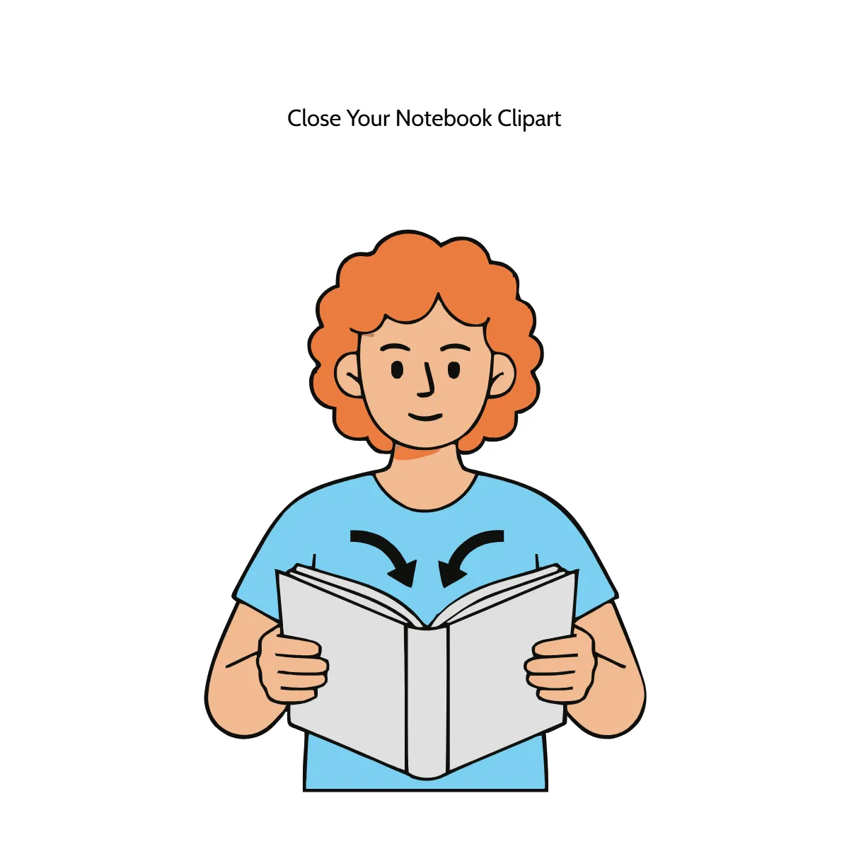 Free Close Your Notebook Vector Clipart (PNG, SVG) to Edit Online
