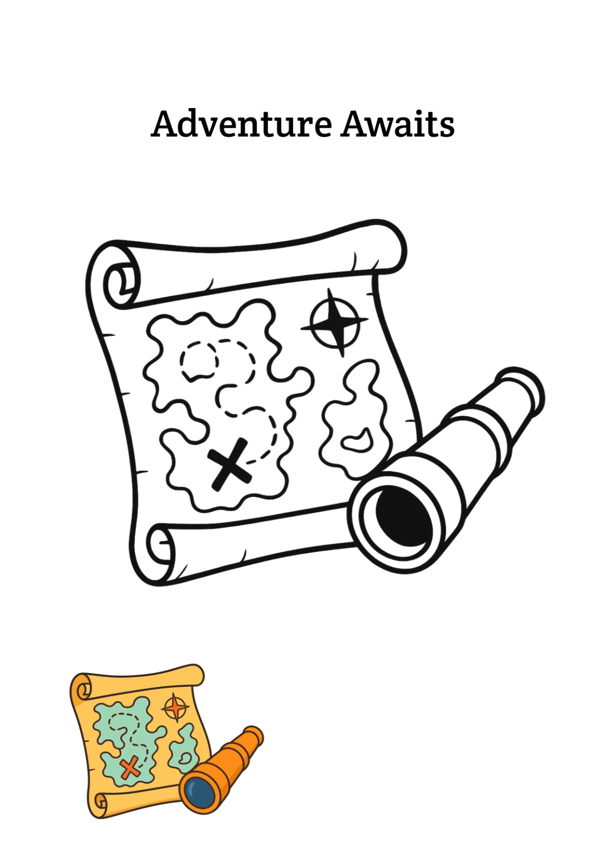 Free Columbus Day Coloring Page Template to Edit Online