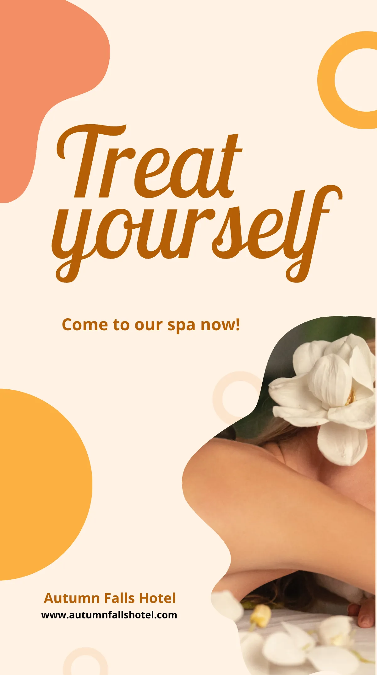 Free Hotel Spa Instagram Story Template to Edit Online