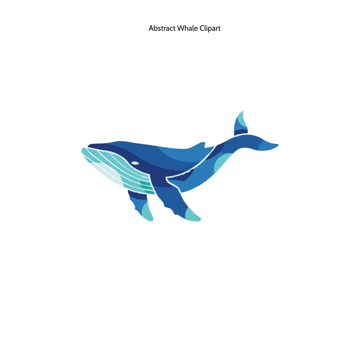 Free Abstract Whale Clipart to Edit Online