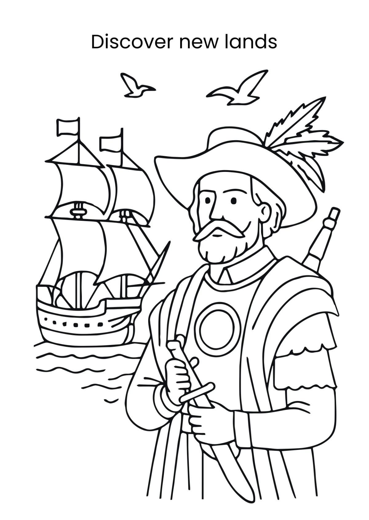 Free Columbus Day Graphics Template to Edit Online
