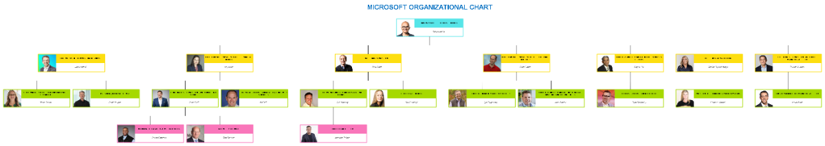 Free Microsoft Organizational Chart Template to Edit Online