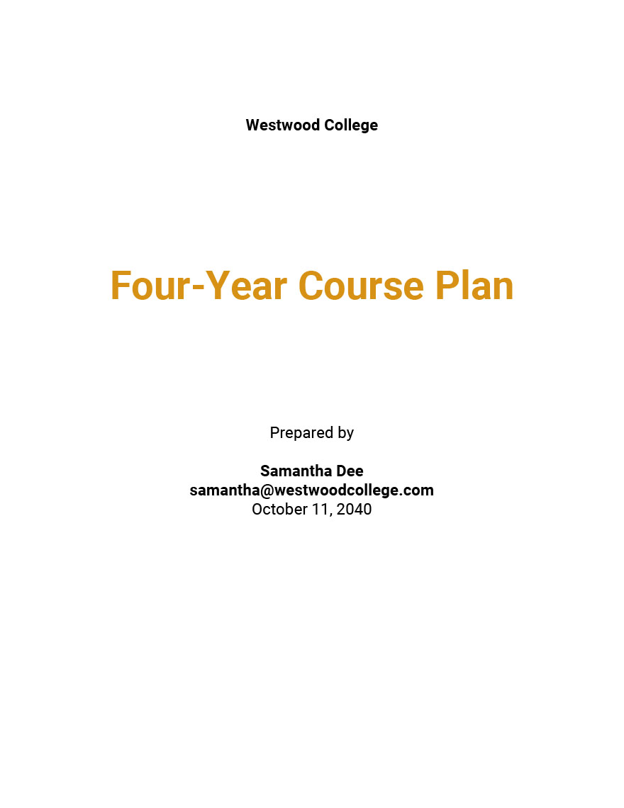 Free Course Evaluation Plan Template Google Docs Word Apple Pages