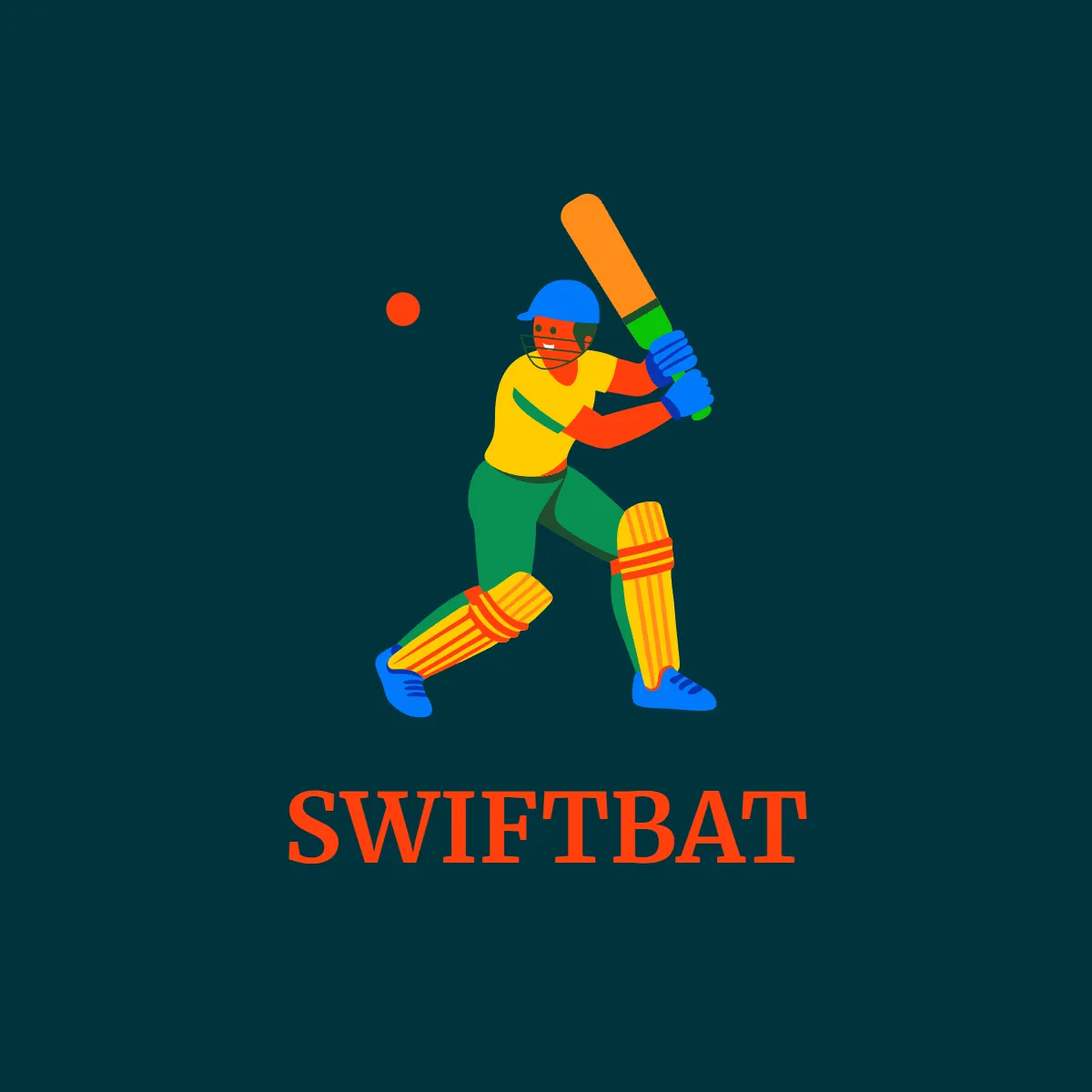 Free Player Cricket Logo to Edit Online