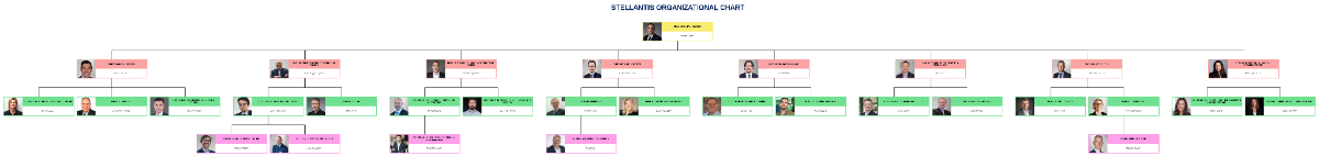 Free Stellantis Organizational Chart Template to Edit Online