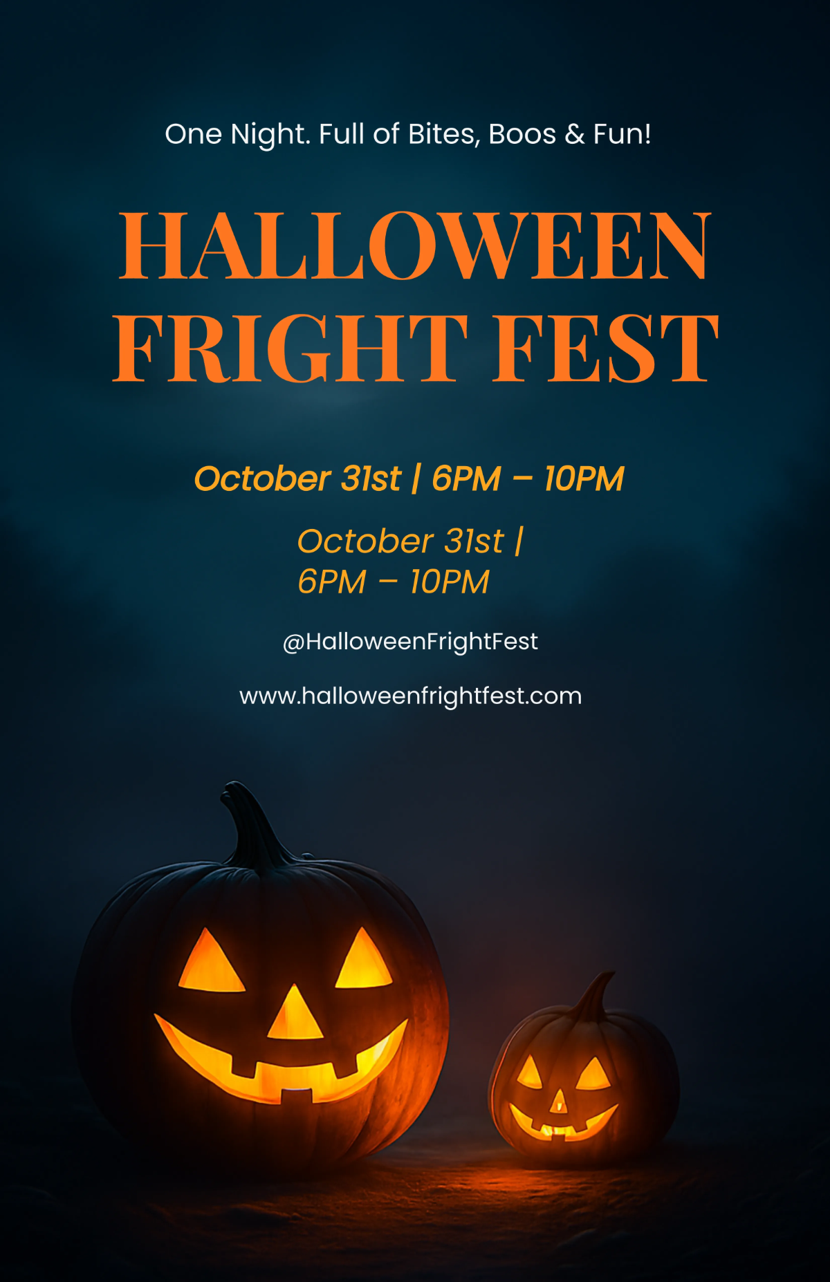 Free Halloween Poster Background Template to Edit Online