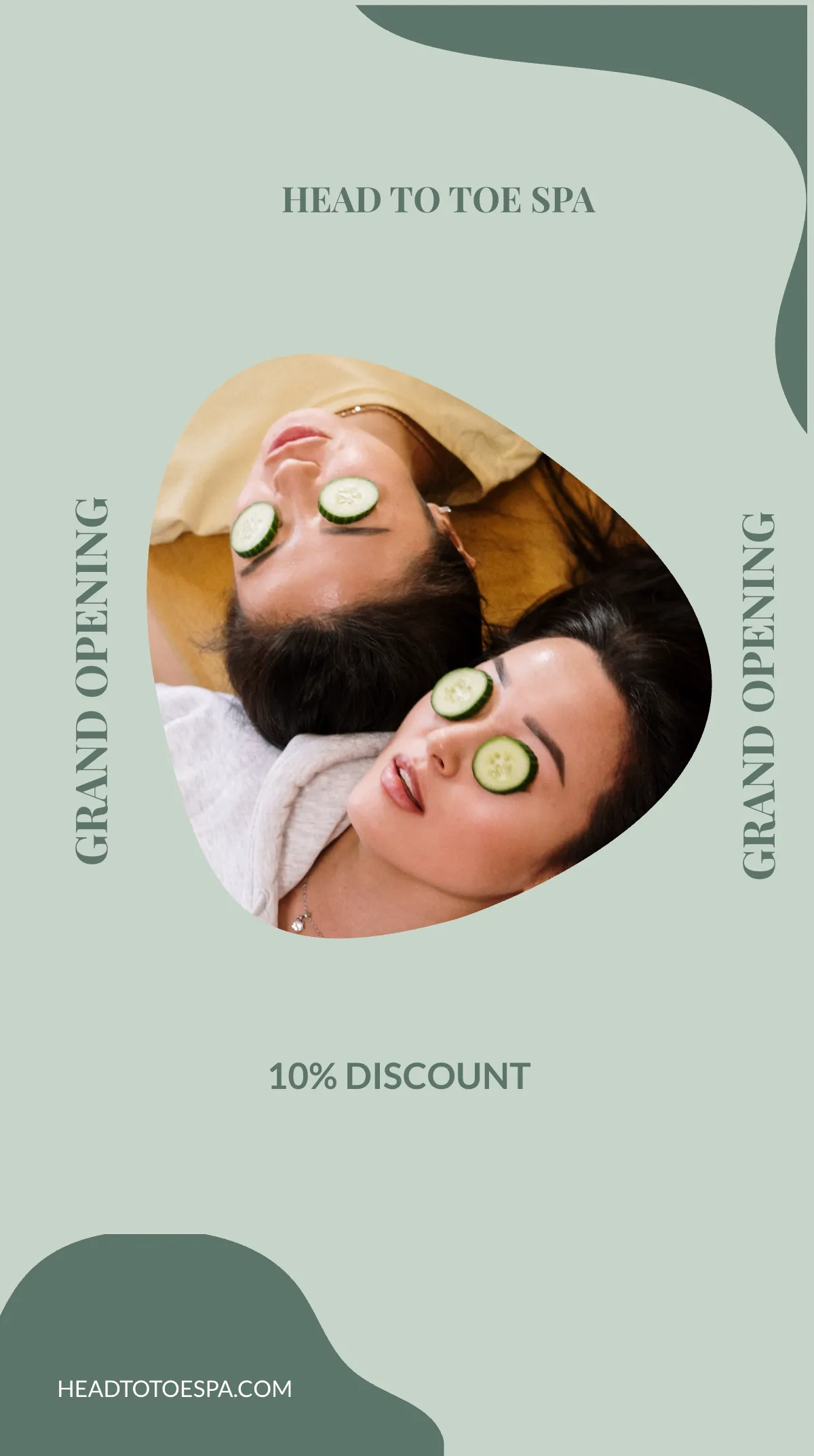 Free Spa Opening Instagram Story Template to Edit Online