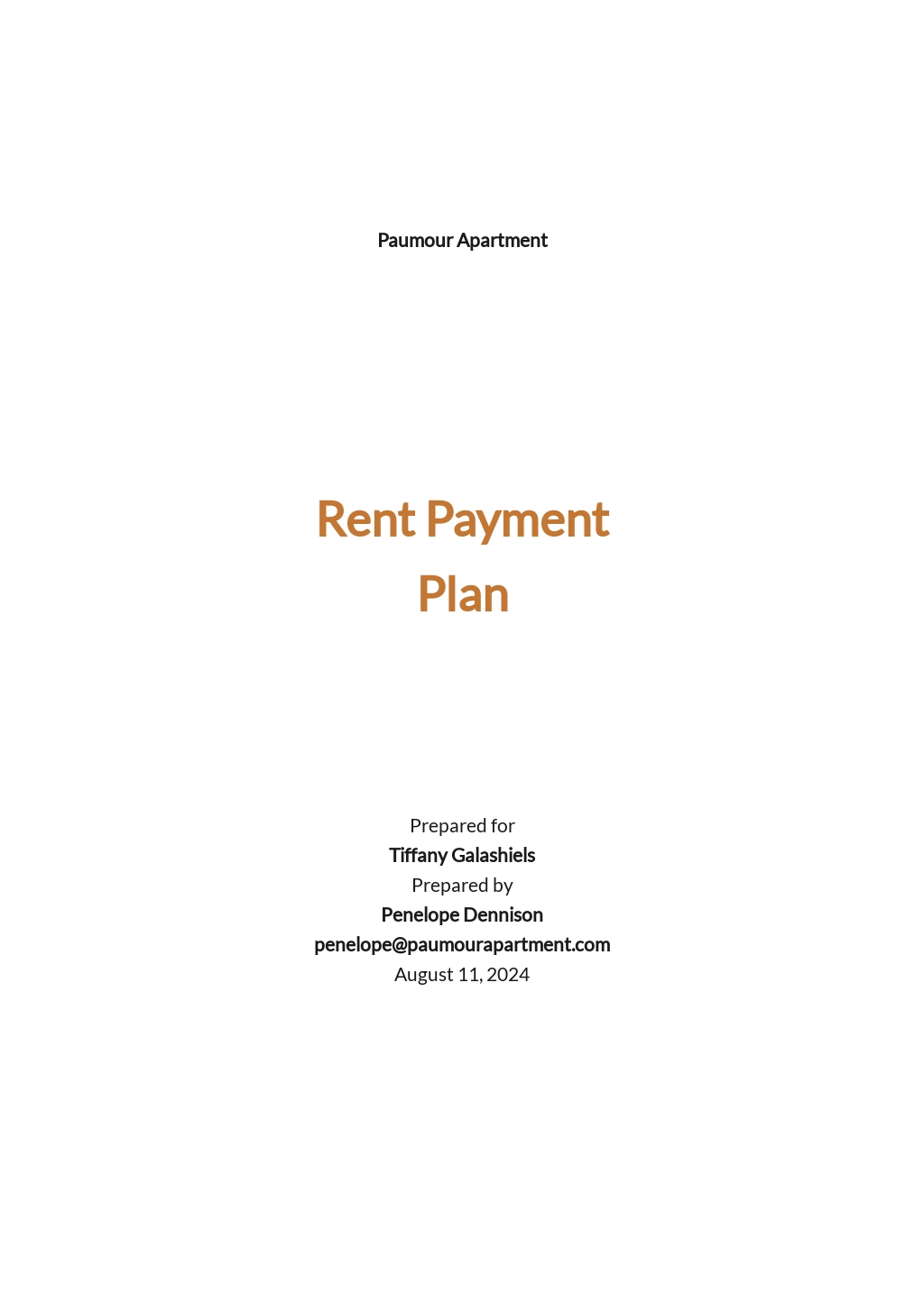 Download 9 Payment Plan Templates Google Docs Template