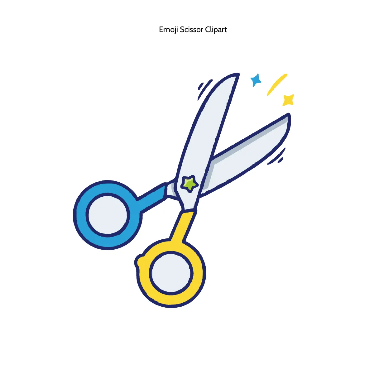 Free Emoji Scissor Clipart Template to Edit Online