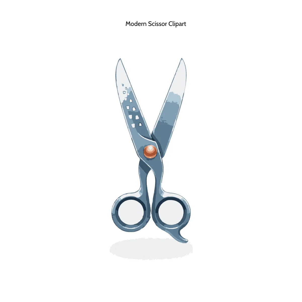 Free Modern Scissor Clipart Template to Edit Online