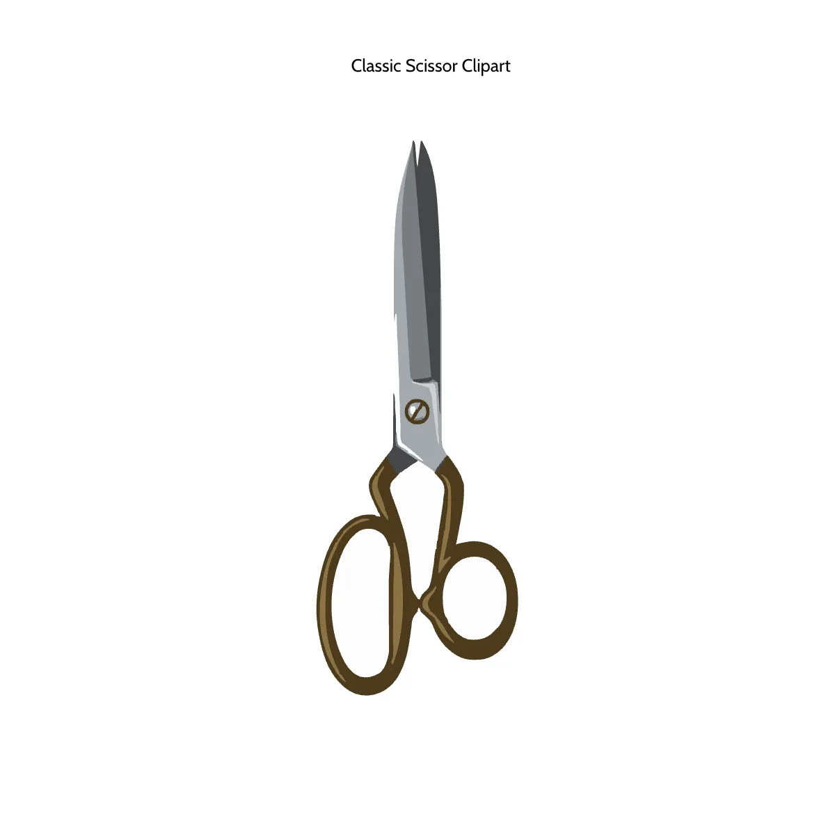 Classic Scissor Clipart