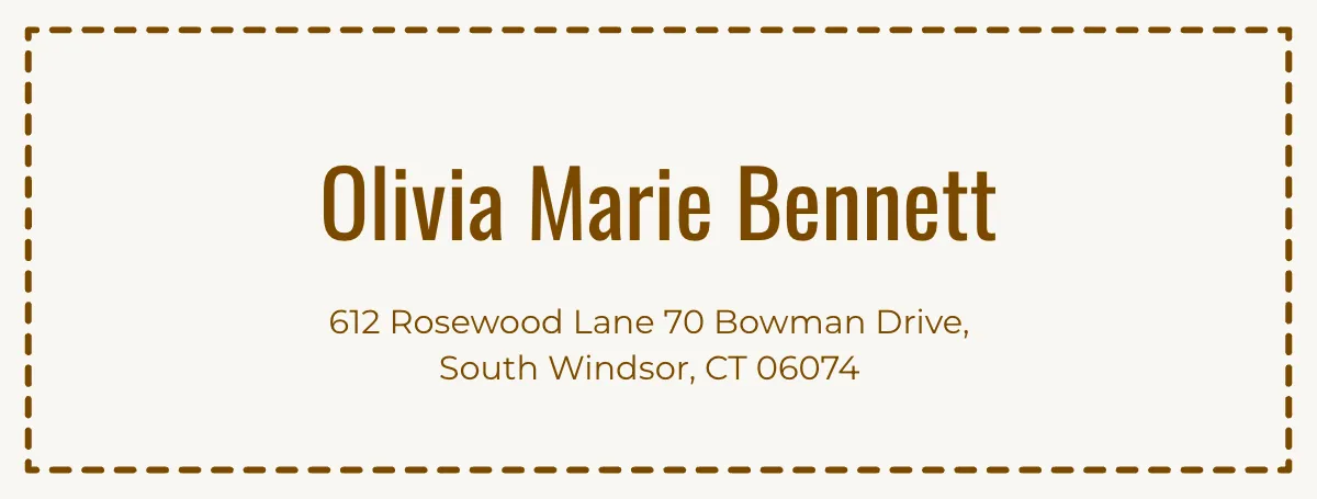 Free Address Label Layout Template to Edit Online