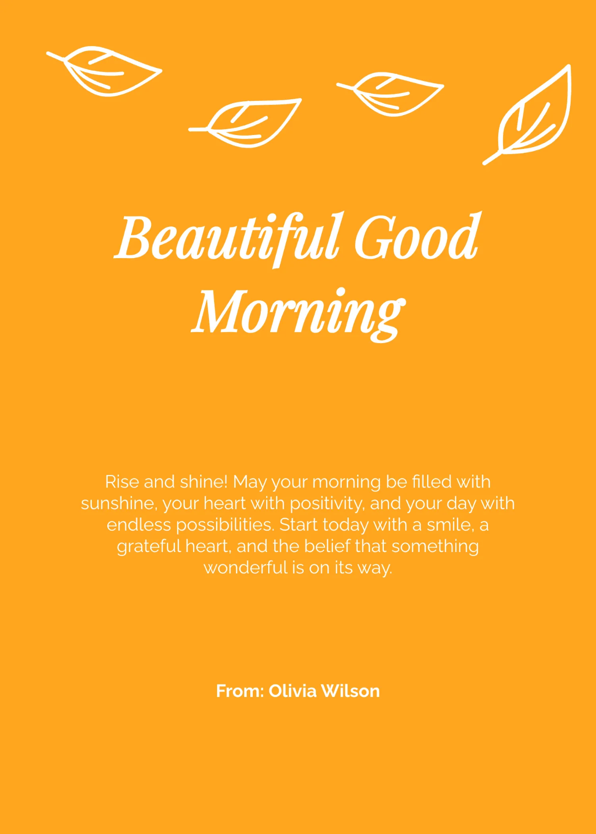 Free Beautiful Good Morning Wishes Template to Edit Online Free Beautiful Good Morning Wishes Template to Edit Online