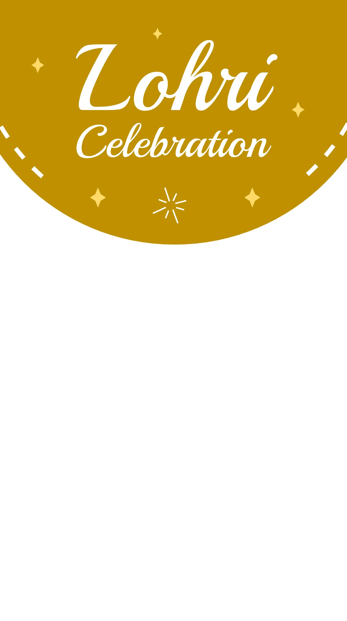 Free Lohri Event Instagram Story Template to Edit Online