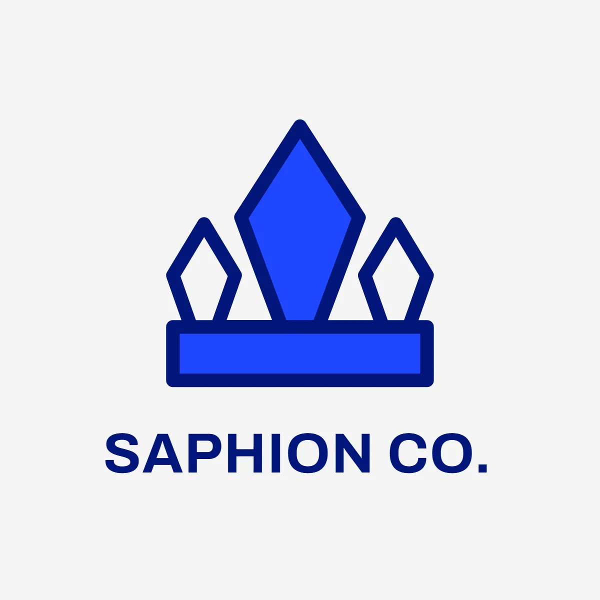 Free Sapphire Crown Logo to Edit Online
