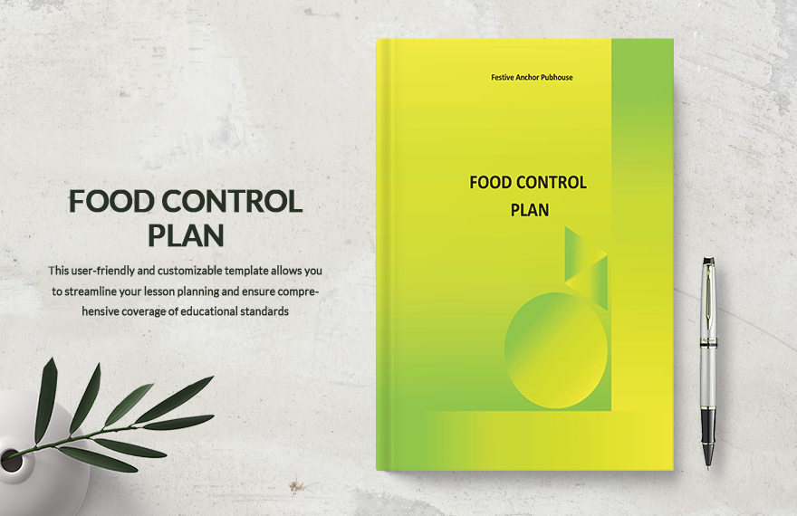 Food Control Plan Template