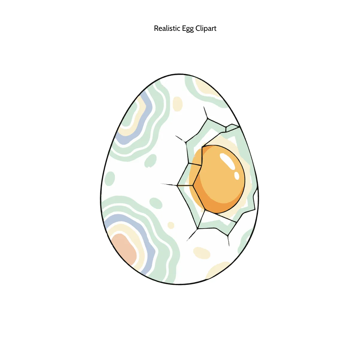 Free Realistic Egg Clipart Template to Edit Online
