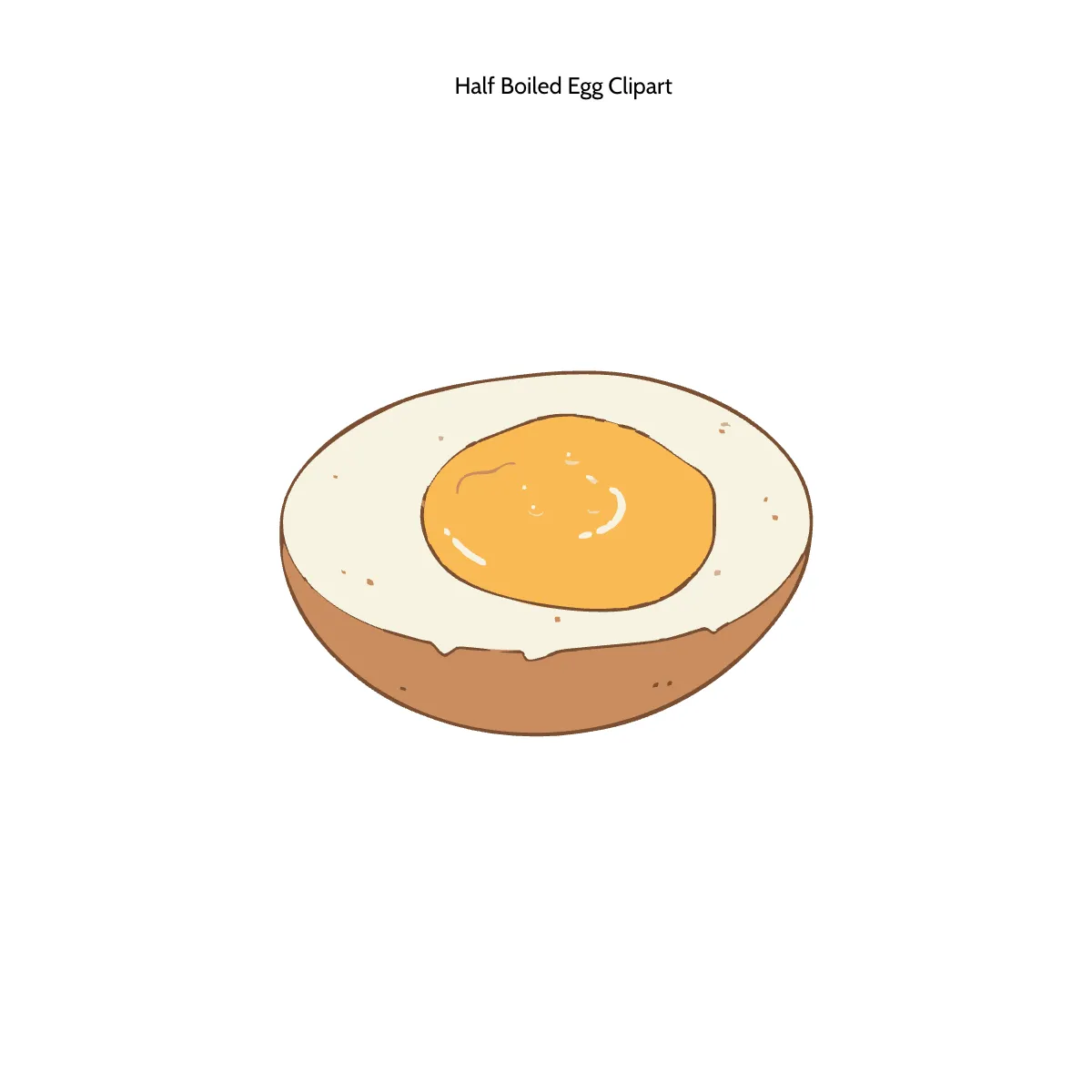 Free Half Boiled Egg Clipart Template to Edit Online