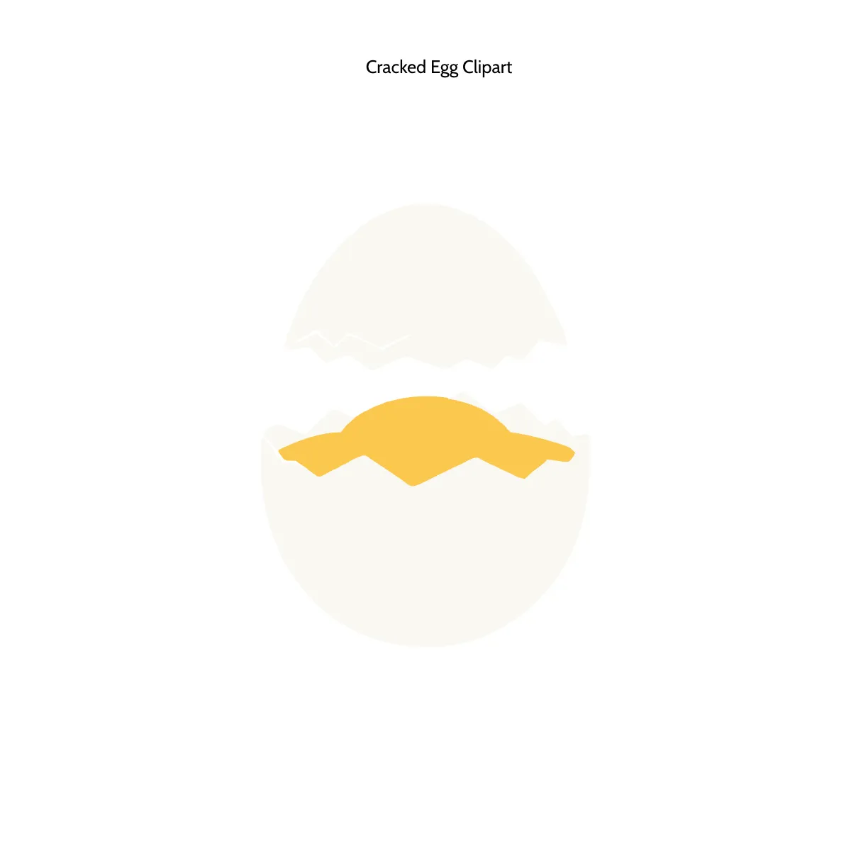 Free Cracked Egg Clipart Template to Edit Online
