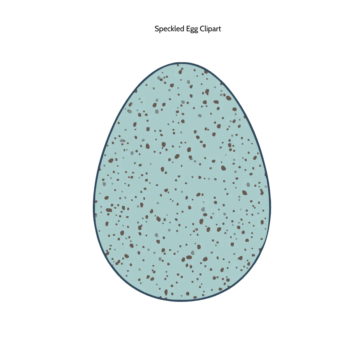 Free Speckled Egg Clipart Template to Edit Online