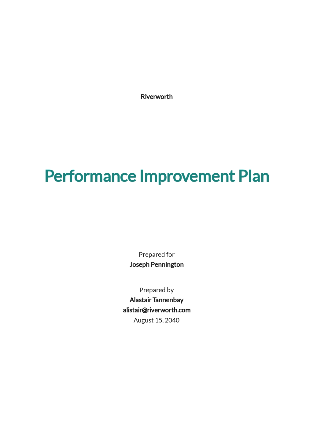 Free Performance Improvement Plan Template.jpe
