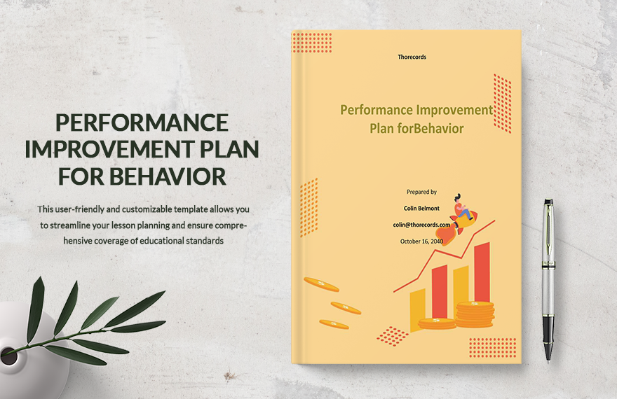 Performance Improvement Plan for Behavior Template