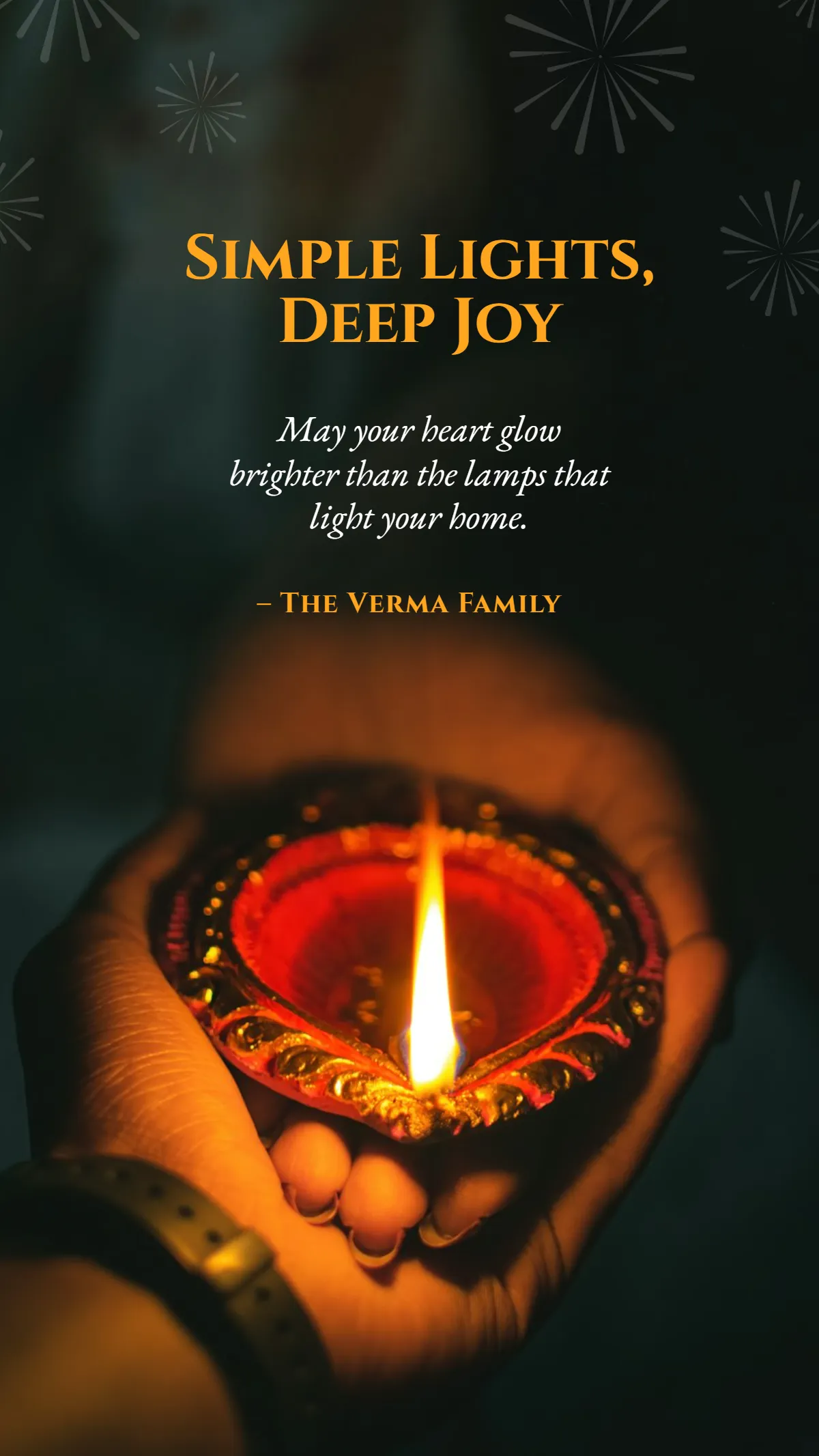 Free Minimalist Diwali Wishes Instagram Story Template to Edit Online Free Minimalist Diwali Wishes Instagram Story Template to Edit Online