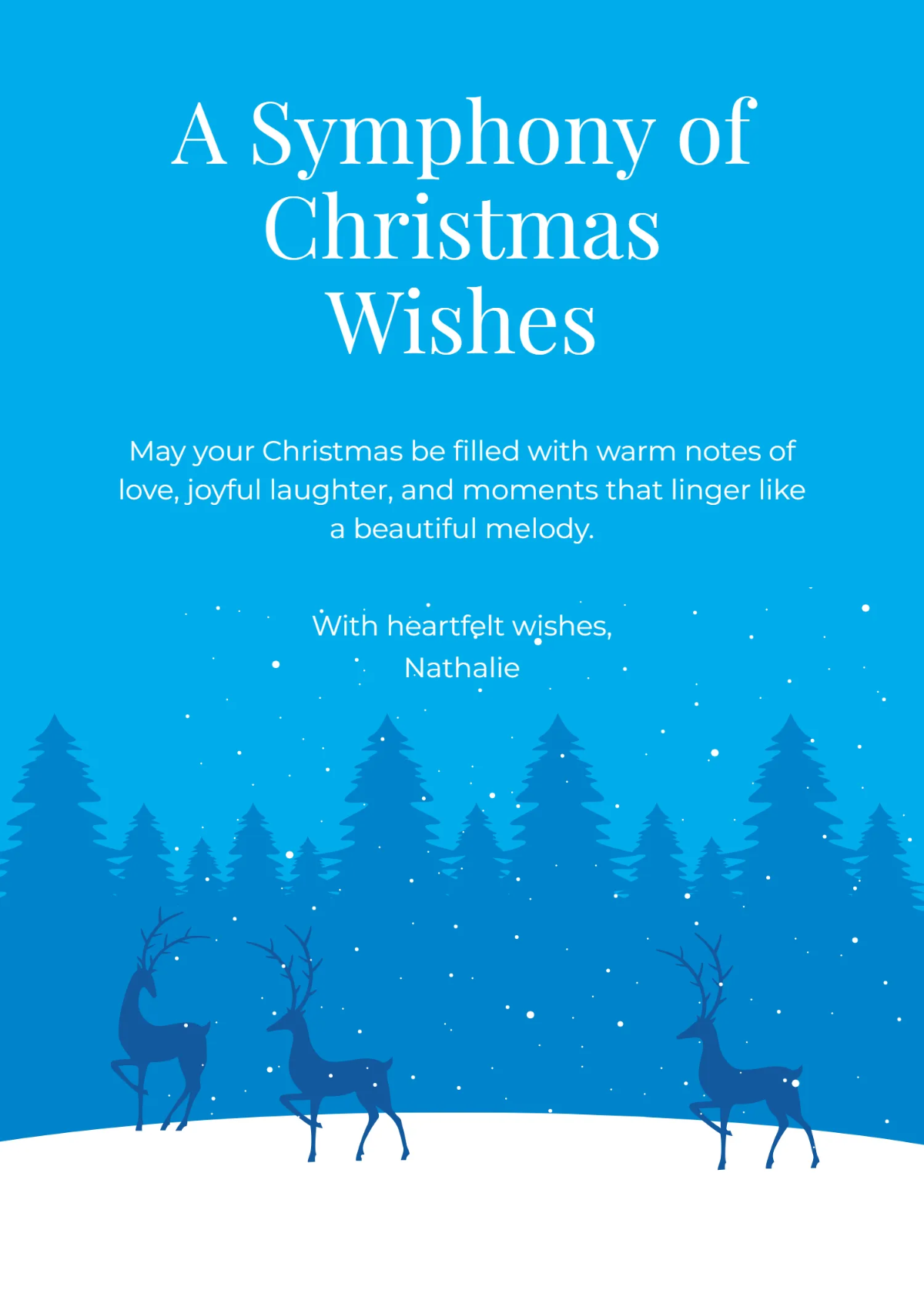 Free Snow Merry Christmas Card Template to Edit Online Free Snow Merry Christmas Card Template to Edit Online