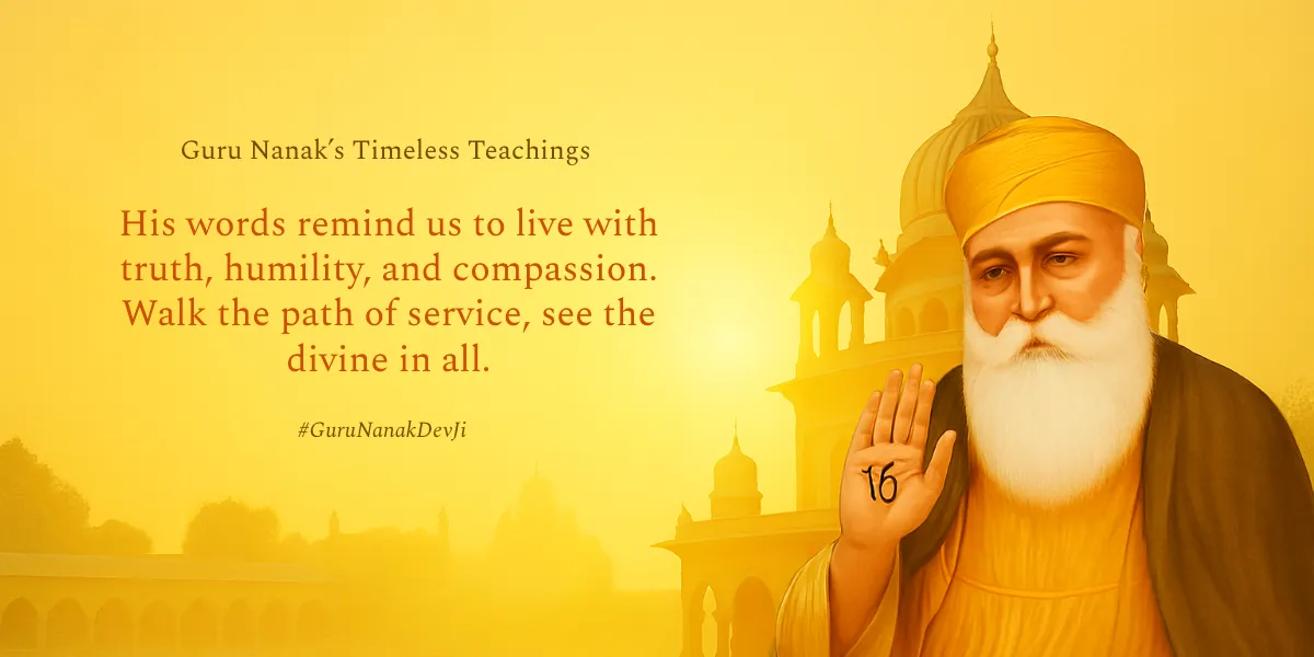 Free Guru Nanak’s Teachings X Post Template to Edit Online