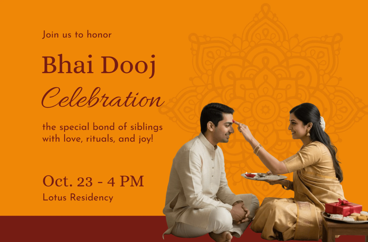 Free Bhai Dooj Invitation Banner Template to Edit Online