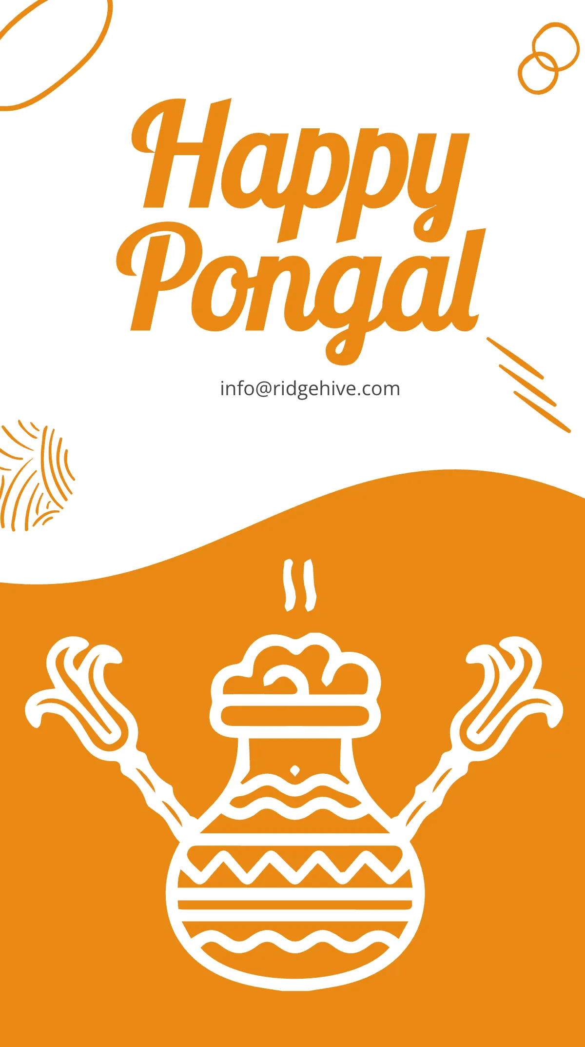 Free Pongal Festival Instagram Story Template to Edit Online