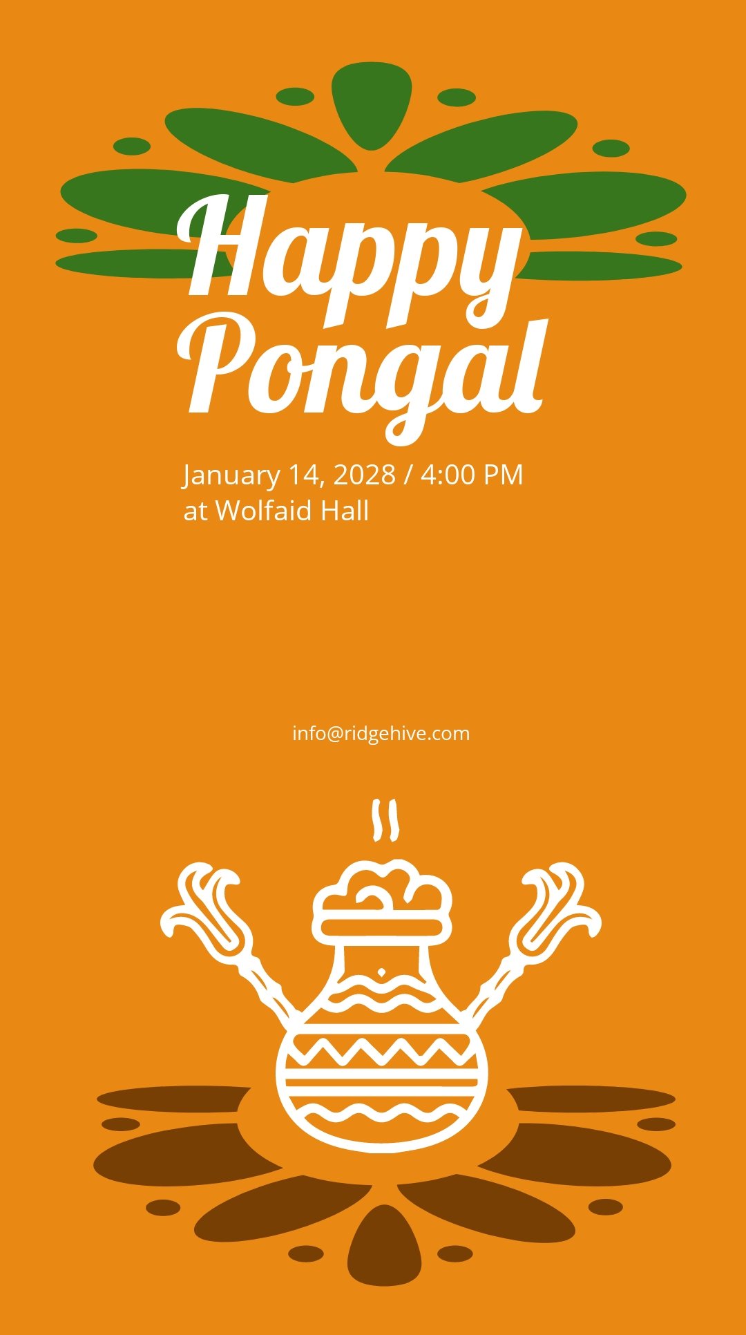 Pongal Festival Instagram Story