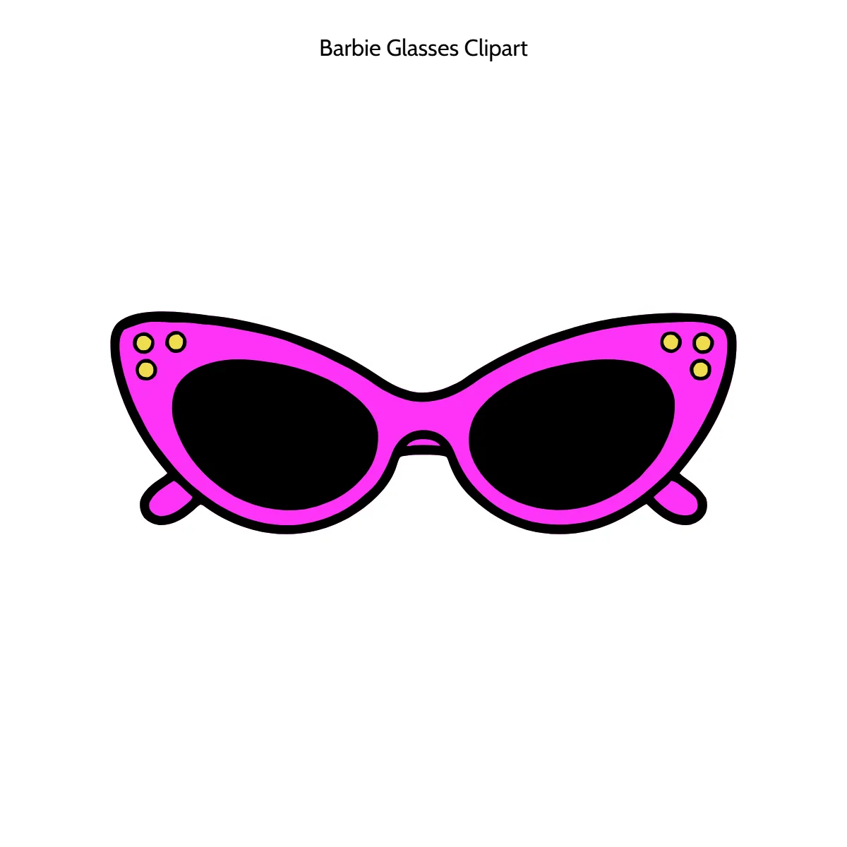 Free Barbie Glasses Cartoon Vector Clipart (PNG, SVG) to Edit Online Free Barbie Glasses Cartoon Vector Clipart (PNG, SVG) to Edit Online