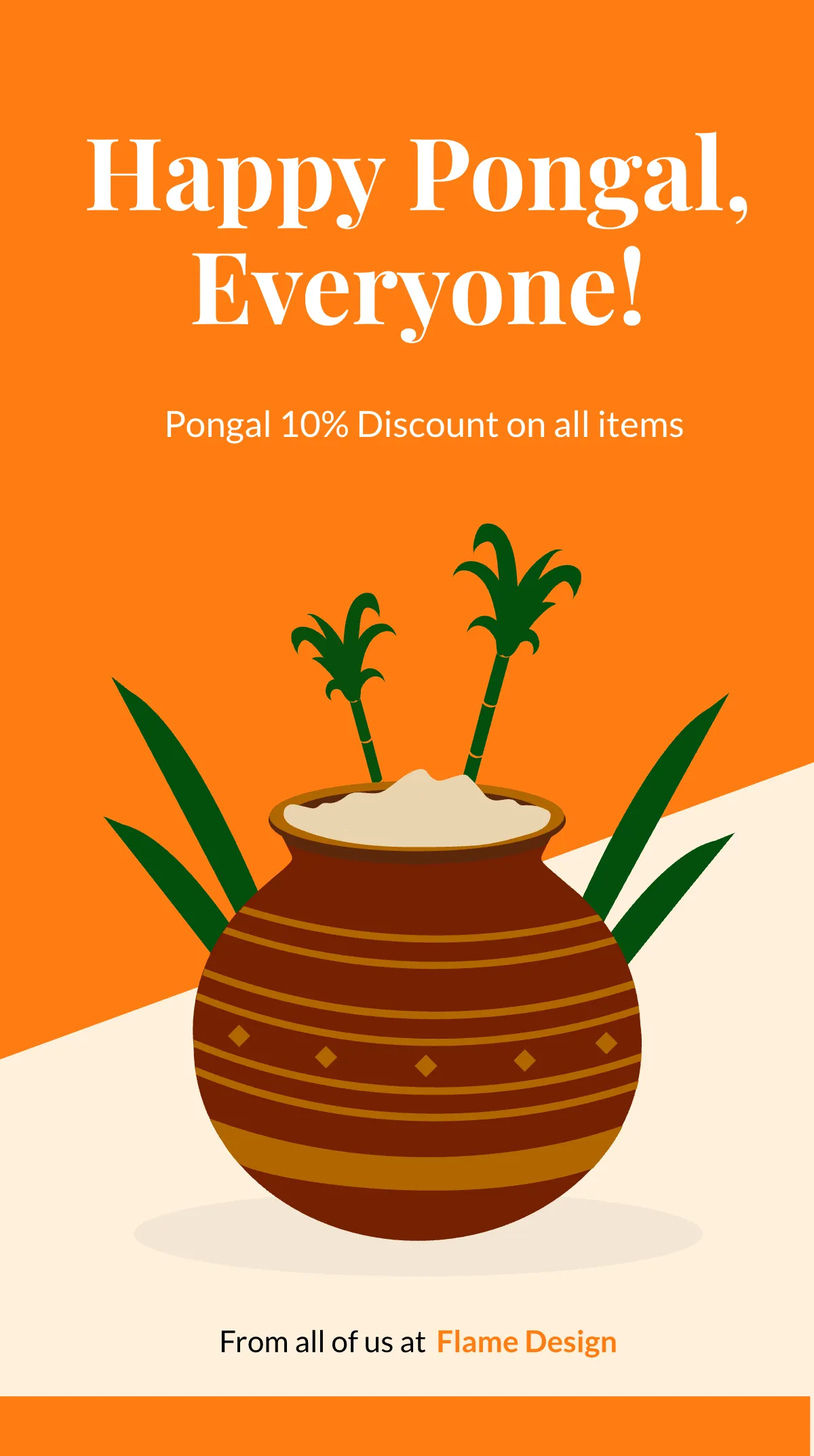 Free Happy Pongal Instagram Story Template to Edit Online