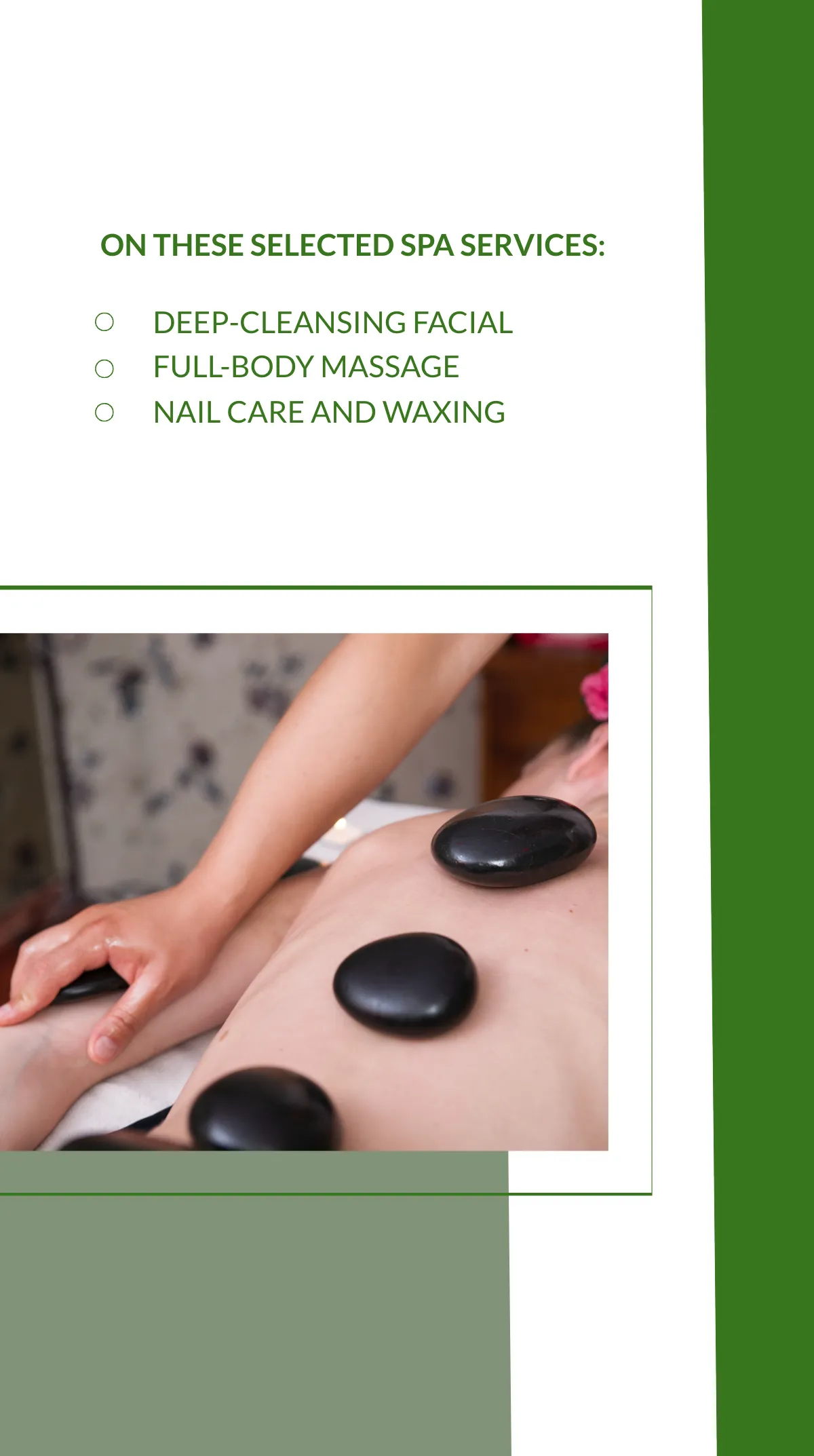 Free Spa Center Instagram Story Template to Edit Online