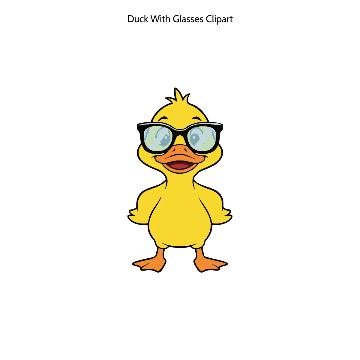 Free Duck With Glasses Clipart Template to Edit Online Free Duck With Glasses Clipart Template to Edit Online