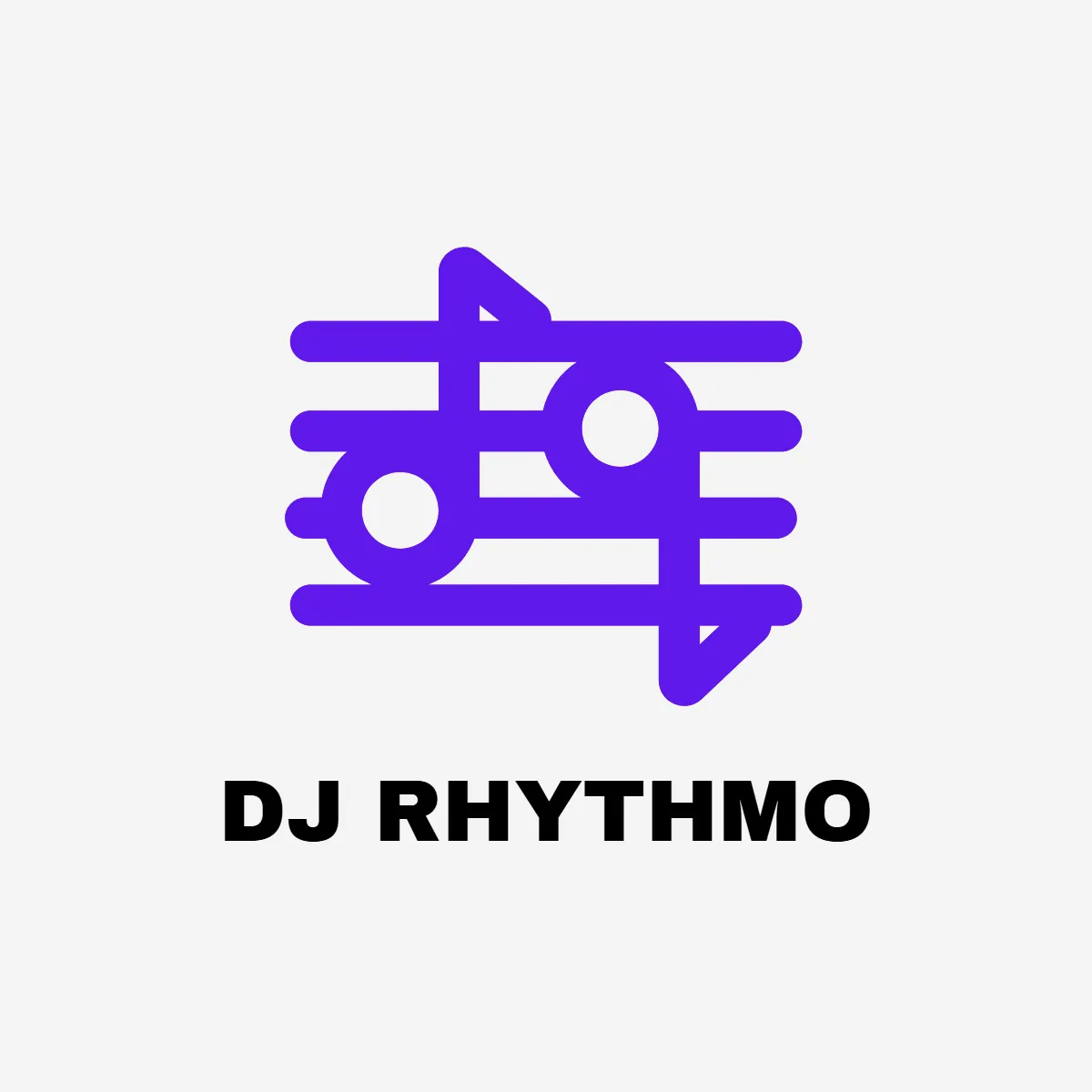 Free Rhythm DJ Logo Template to Edit Online