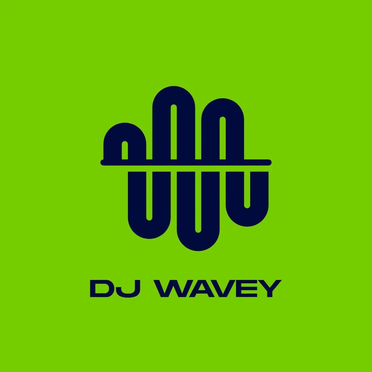 Free Waveform DJ Logo Template to Edit Online