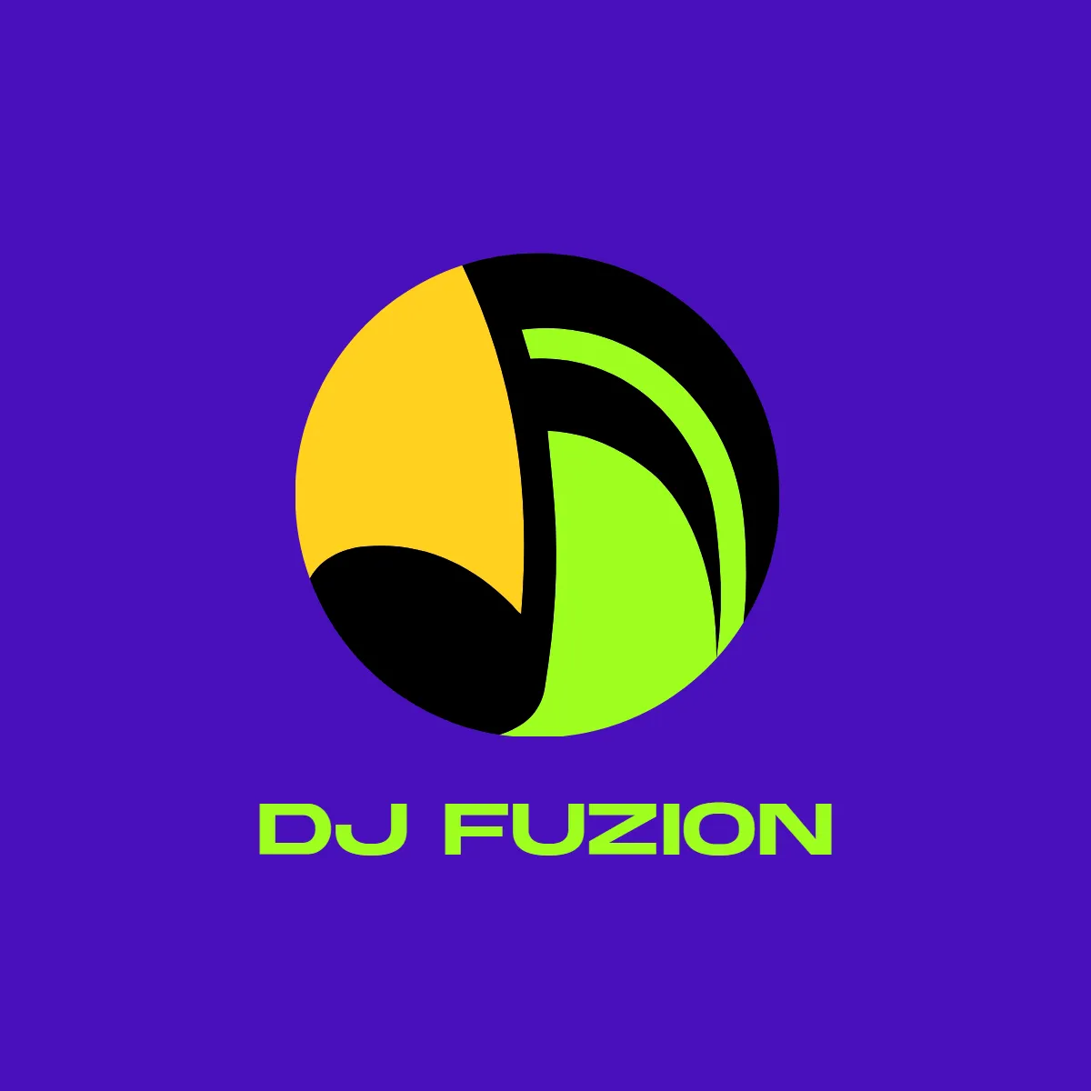 Free Fusion DJ Logo to Edit Online